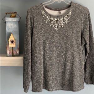 🌹HP FUN COZY TOP WITH RHINESTONES🌹